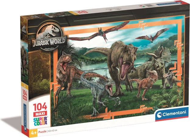 Puzzle Maxi 104 elementy Jurassic World