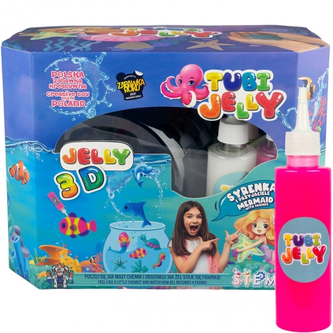 Zestaw zabawowy Tubi Jelly z dużym akwarium Syrenka