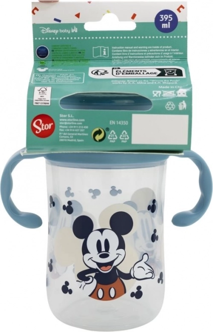 STOR Dziecięcy treningowy kubek 395 ml Mickey Mouse