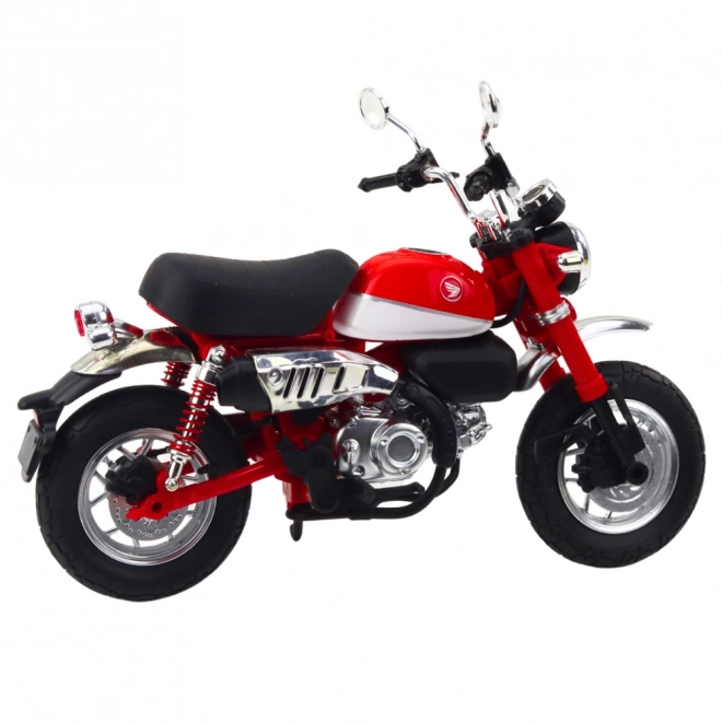 Motocykl retro metalowy czerwony 1:12