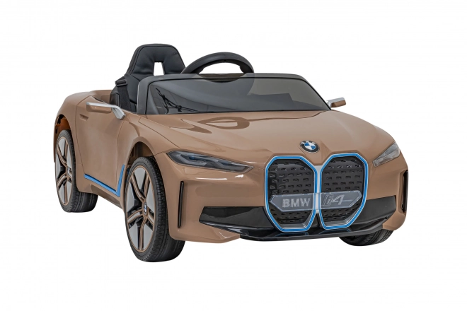 Samochód dziecięcy na baterię BMW i4 – Złoty