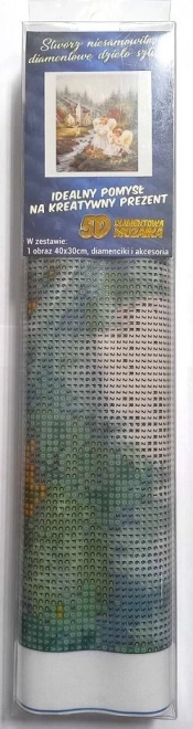 NORIMPEX Malowanie diamentowe Aniołki 30x40cm
