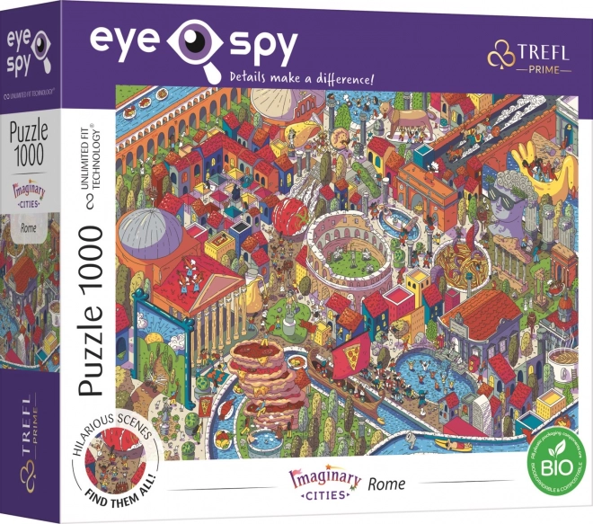 Puzzle 1000 elementów Eye-Spy Imaginary Cities Rzym Włochy