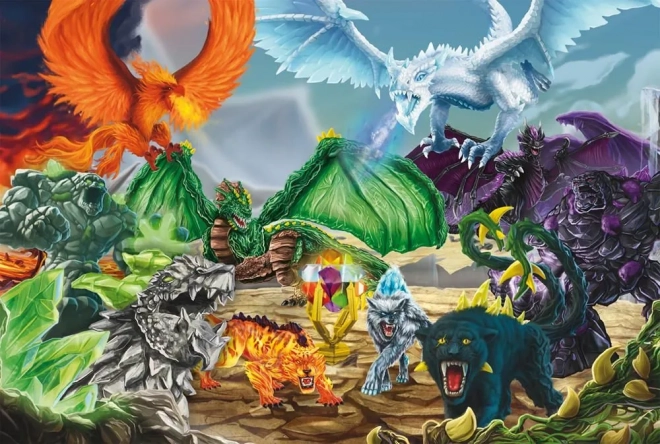 Puzzle Eldrador: Bitwa o super kryształ z figurką