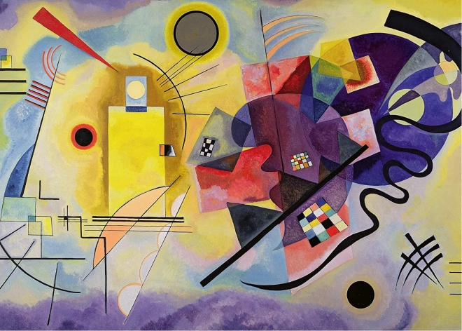 Puzzle Art Collection Żółta, Czerwona, Niebieska 1000 elementów od Ravensburger