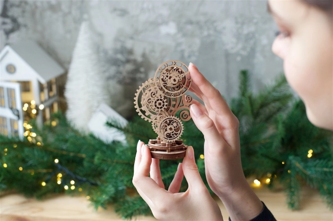 Ugears 3D drewniane mechaniczne puzzle Steampunkowe zegary