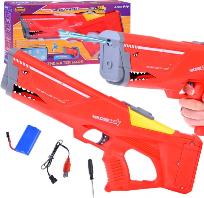 Elektryczny pistolet na wodę dla niekończącej się zabawy