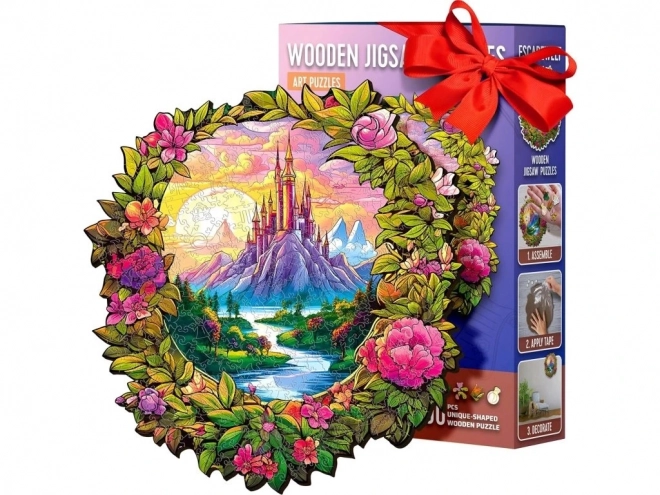 Drewniane puzzle Magiczny las 200 elementów