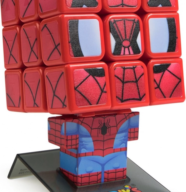 Kostka Rubika 3×3 SPIDER-MAN Cuber – edycja kolekcjonerska z podstawką