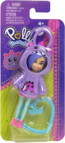 Polly Pocket brelok Dino mini lalka