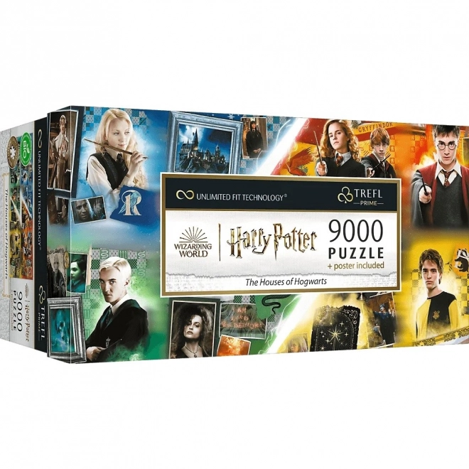 TREFL Puzzle UFT Harry Potter: Domy Hogwartu 9000 elementów