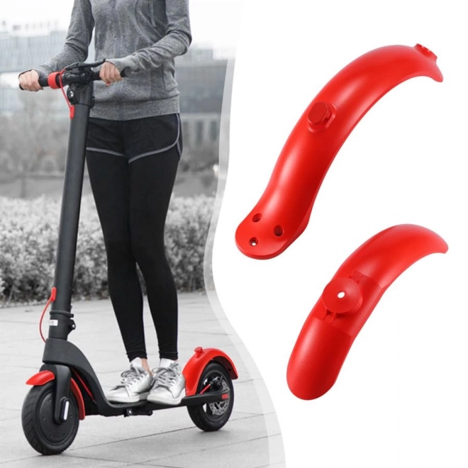 Zestaw błotników do hulajnogi Xiaomi M365/PRO - czerwony