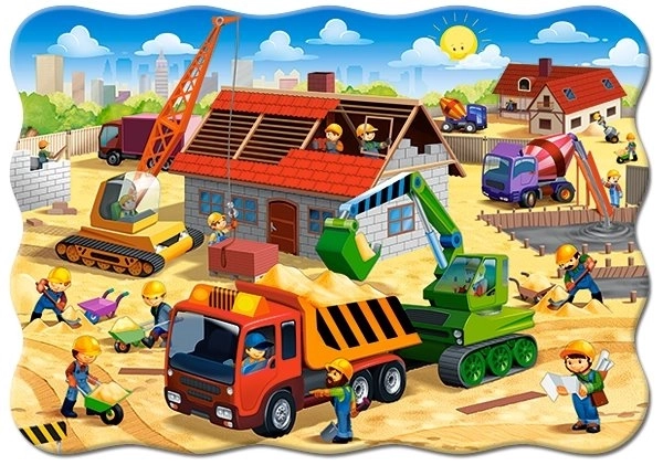 Puzzle Dom pod konstrukcją 30 elementów