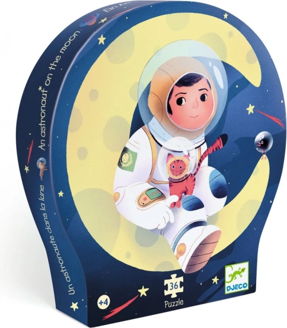 Puzzle Astronauta na Księżycu 36 elementów