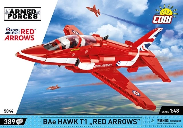 Zestaw Konstrukcyjny BAe Hawk T1 Czerwone Strzały 389 elementów