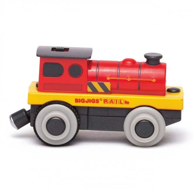 Bigjigs Rail Elektryczna lokomotywa Czerwony siłacz