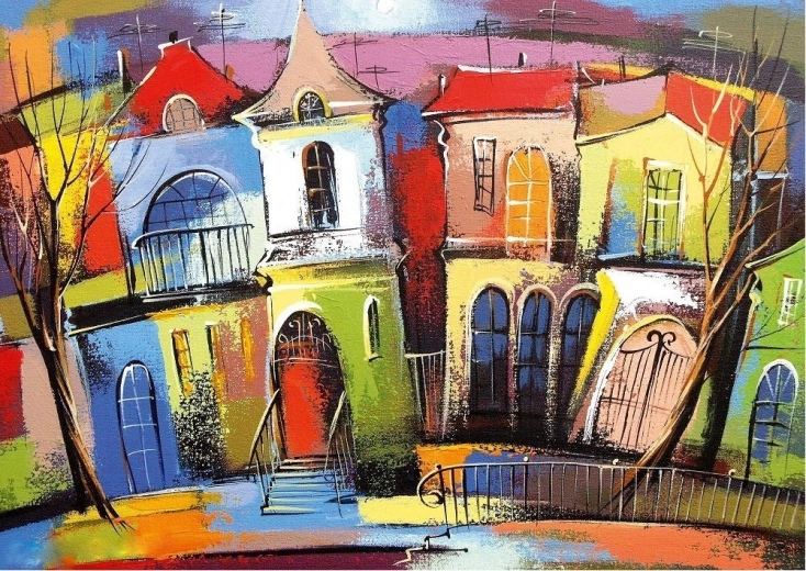Puzzle ART PUZZLE bajkowy dom 500 elementów