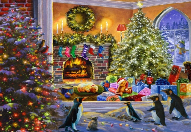 Puzzle Bluebird Magiczny widok na Święta 500 elementów