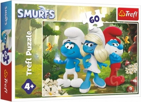 Puzzle Smerfy Zaczarowany las 60 elementów