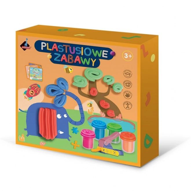 Plastikowa zabawa z prasą