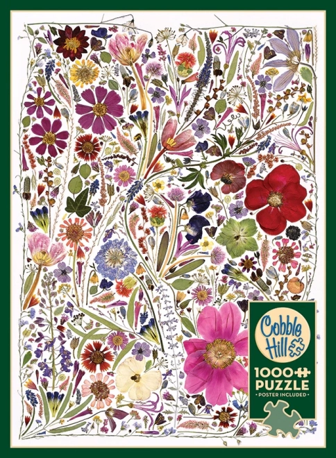 Puzzle Prasowane Kwiaty Wiosna 1000 Części od Cobble Hill