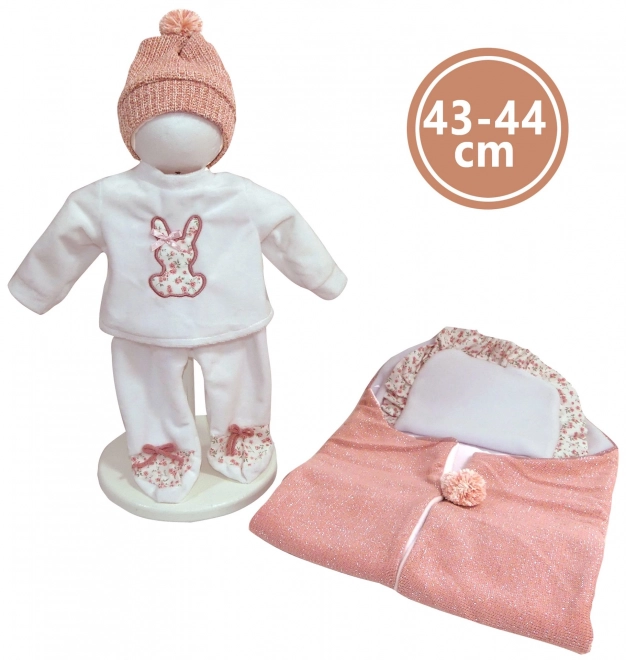 Realistyczna lalka niemowlęca z dźwiękami i miękkim ciałem 44 cm