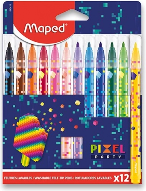 MAPED Fixy Pixel Party 12 szt.