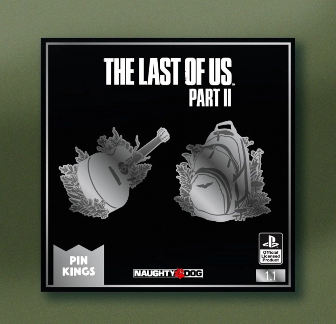 Przypinki The Last of Us – zestaw 2 metalowych pinów