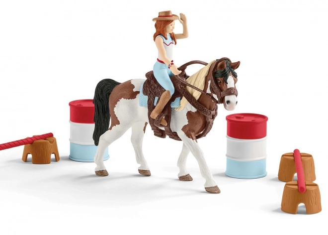 SCHLEICH Horse Club® 42441 Hannah i zestaw jeździecki na western