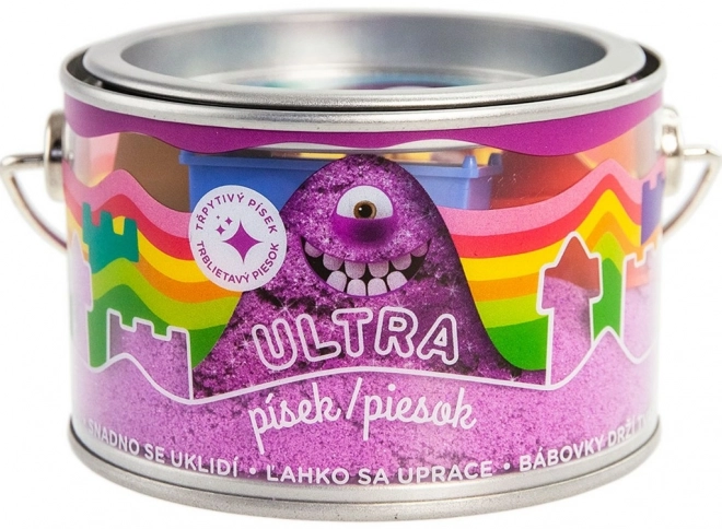 Ultra piasek z brokatem 200g - fioletowy