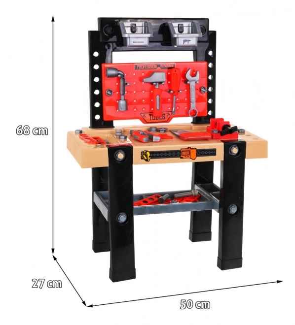 Dziecięcy stół warsztatowy Little DIY - 64 elementy