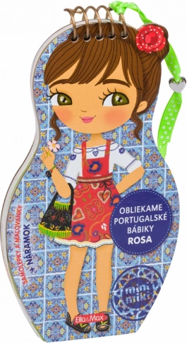Kolorowanki Ubieramy portugalskie laleczki ROSA z naklejkami i bransoletką na szczęście