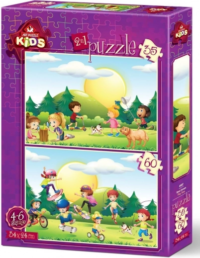Puzzle dla dzieci Czas na zabawę 35 i 60 elementów