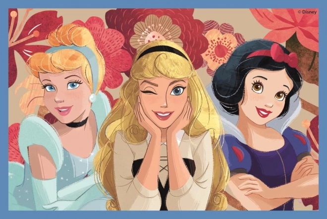 CLEMENTONI Obrazkowe klocki Disney Księżniczki, 6 klocków