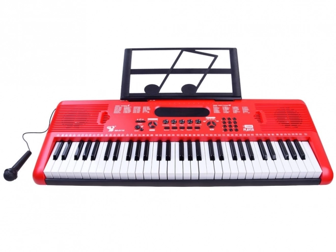 Elektroniczne klawisze z mikrofonem
