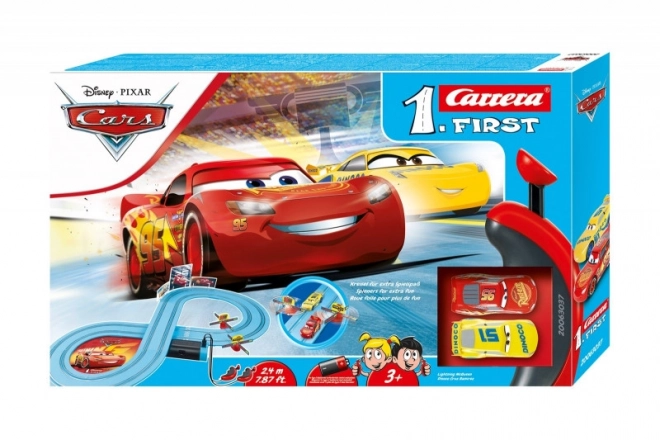 Tor samochodowy Carrera First z autami z filmu Auta