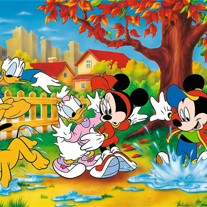 Puzzle Zabawa w kałużach 160 elementów