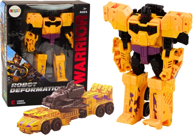 Transformujący się robotyczny czołg 2w1 X-Warrior żółty