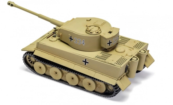 Plastikowy model Tiger I w małym zestawie