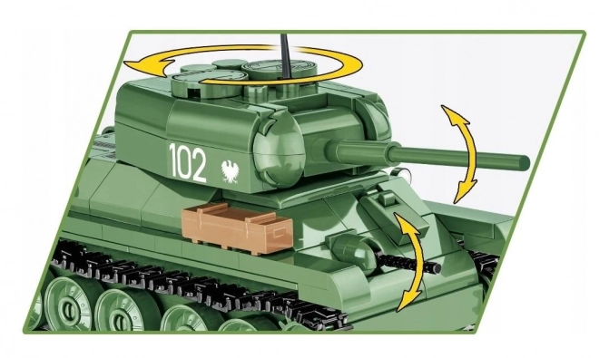 Klocki T-34-85 II Wojna Światowa