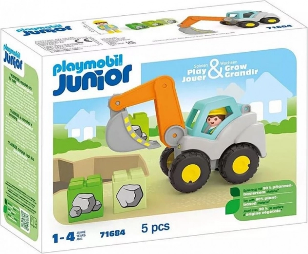 Playmobil Junior zestaw konstrukcyjny z figurką – koparka