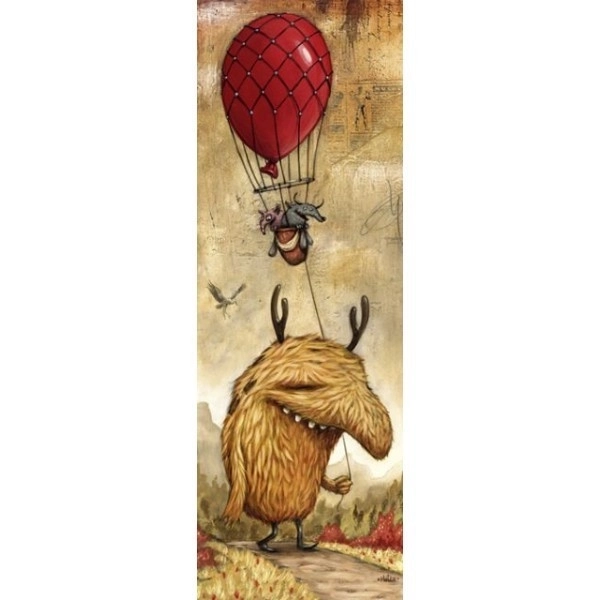 Pionowe puzzle Zozoville: Czerwony balon