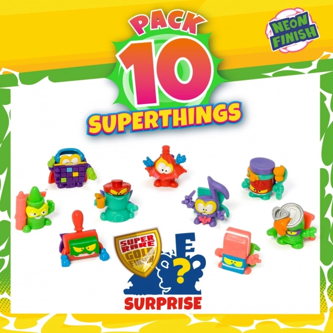 Kolekcjonerska figurka SuperThings NeonPower - zestaw 10 szt.