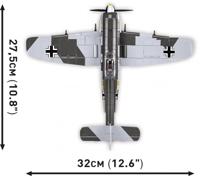 Zestaw klocków Historyczna Kolekcja WWII Focke-Wulf FW 190 A-3 382 klocków