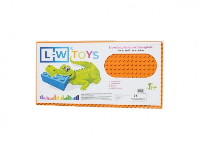 Pomarańczowa płyta konstrukcyjna JUNIOR 16x32 punktów