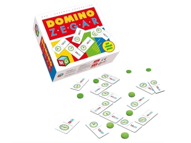 Godzinowe domino gra edukacyjna Multigra GR0388