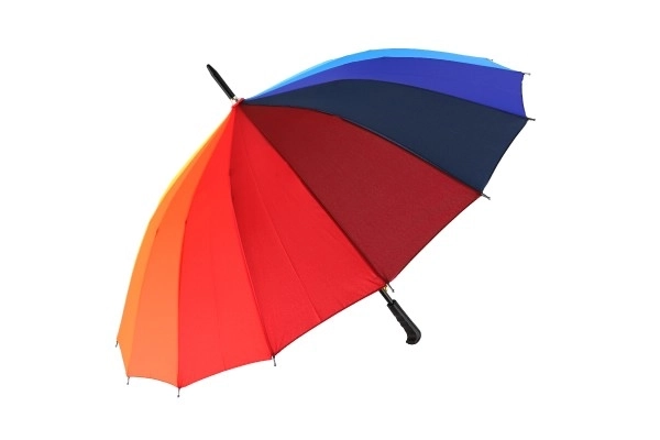 Wysuwany tęczowy parasol