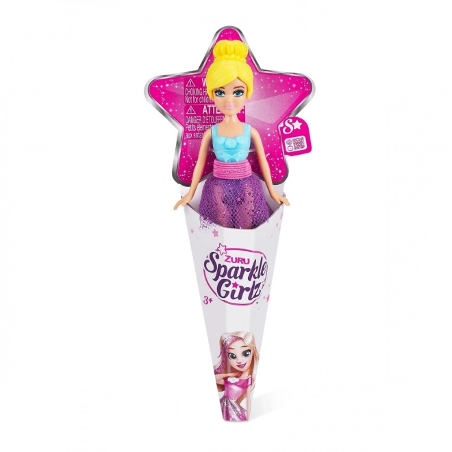 Panenka Sparklez Girlz mniejsza w rożku