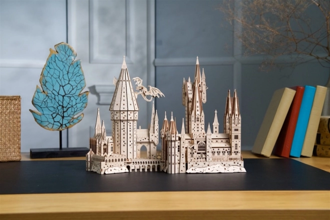 Ugears 3D drewniane mechaniczne puzzle Zamek Hogwart, Harry Potter