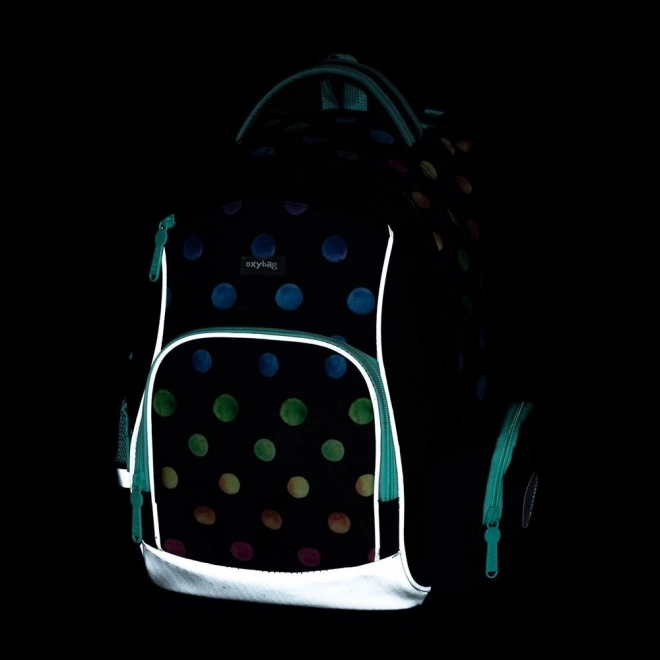 OXYBAG Zestaw szkolny 3 sztuki OXY GO Kropki